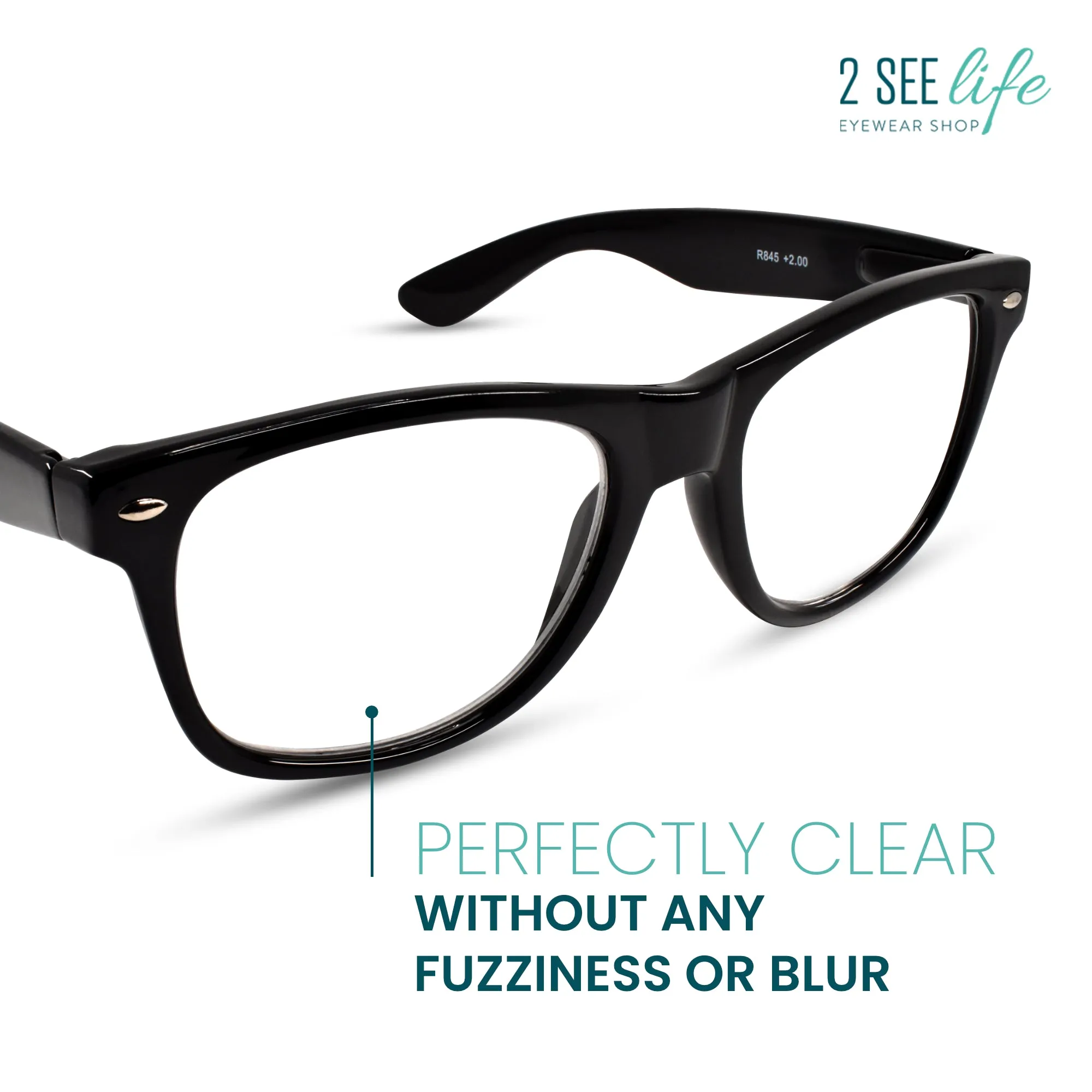Large Retro Reading Glasses for Men | R-845