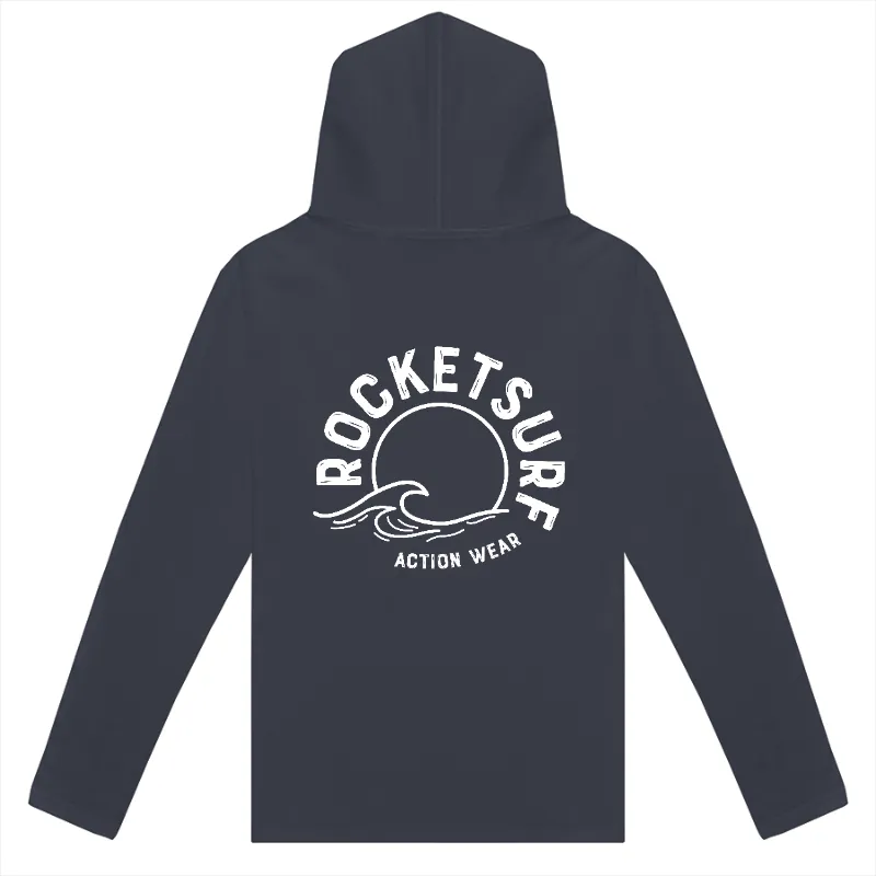 Life's A Beach Find Your Wave Adult Lightweight Long Sleeve Hooded Tee