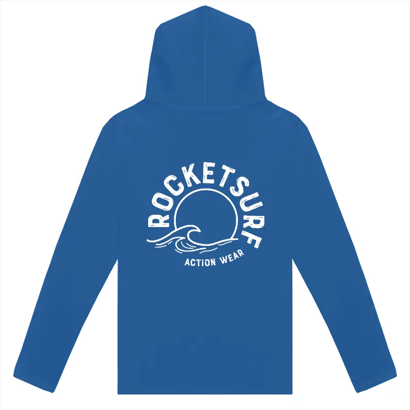 Life's A Beach Find Your Wave Adult Lightweight Long Sleeve Hooded Tee