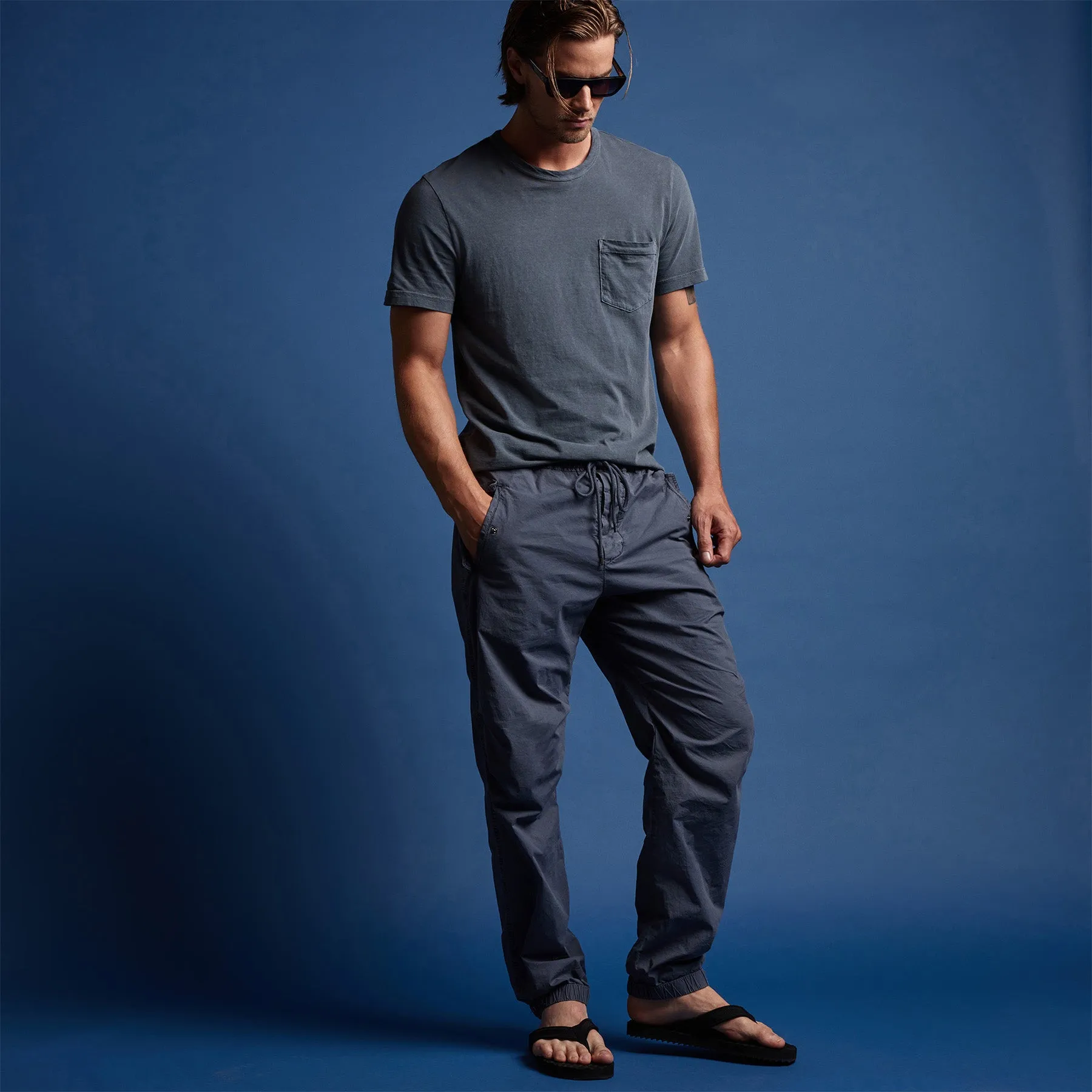 Lightweight Jersey Pocket Tee - Maine Pigment