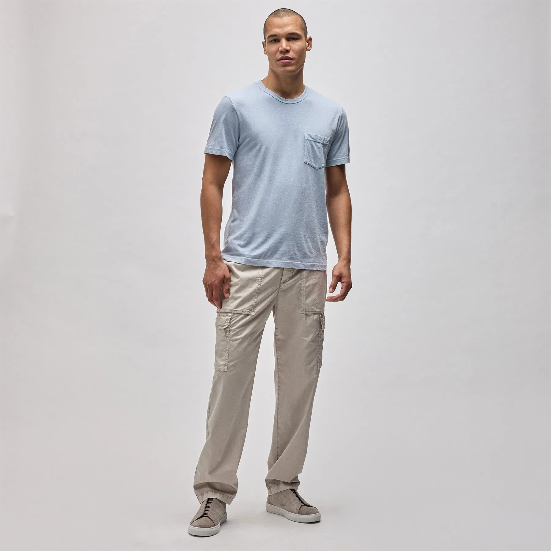 Lightweight Jersey Pocket Tee - Open Sky Pigment