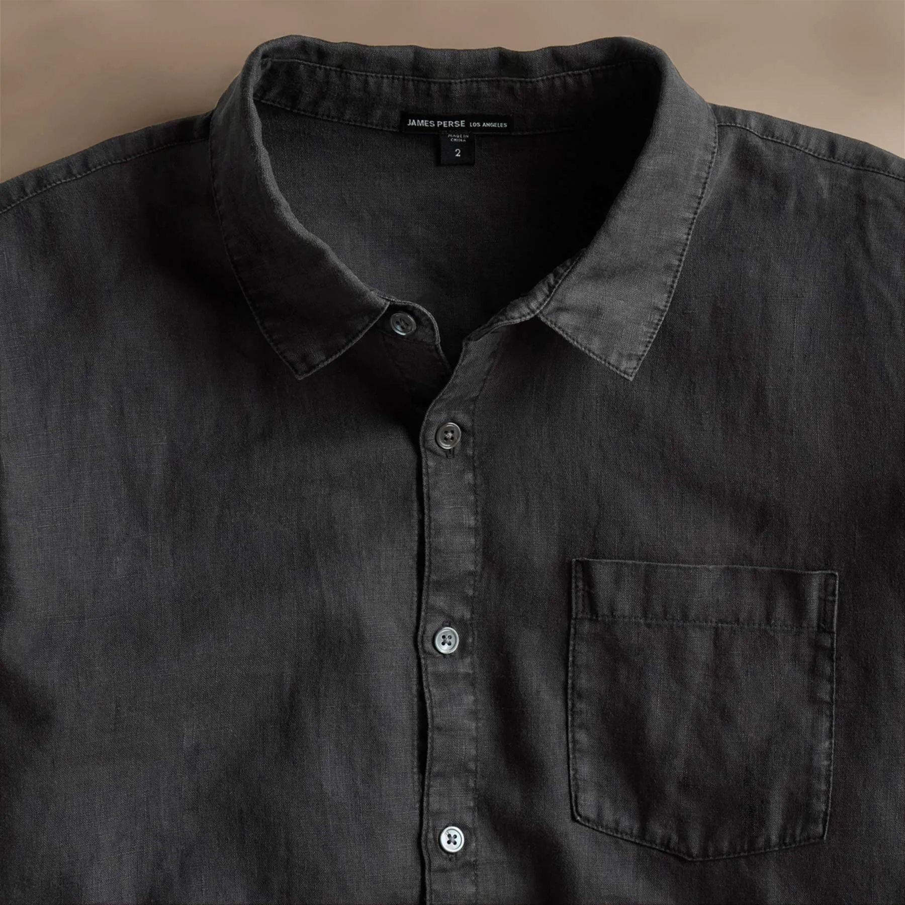 Lightweight Linen Shirt - Magma Pigment