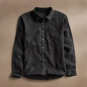 Lightweight Linen Shirt - Magma Pigment