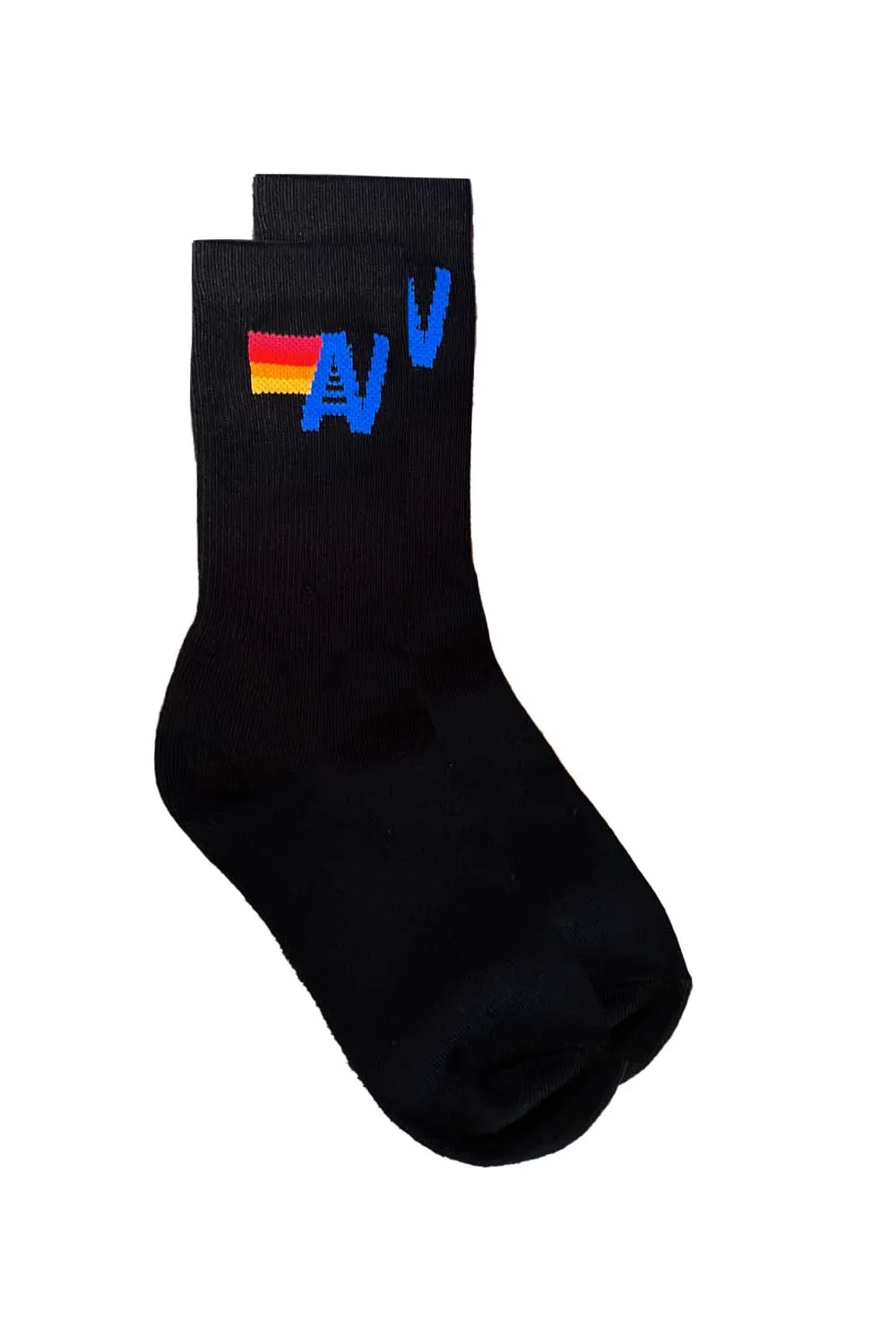 LOGO SOCK IN BLACK