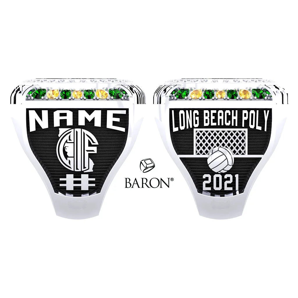 Long Beach Poly Boys Water Polo 2021 Championship Ring - Design 1.2