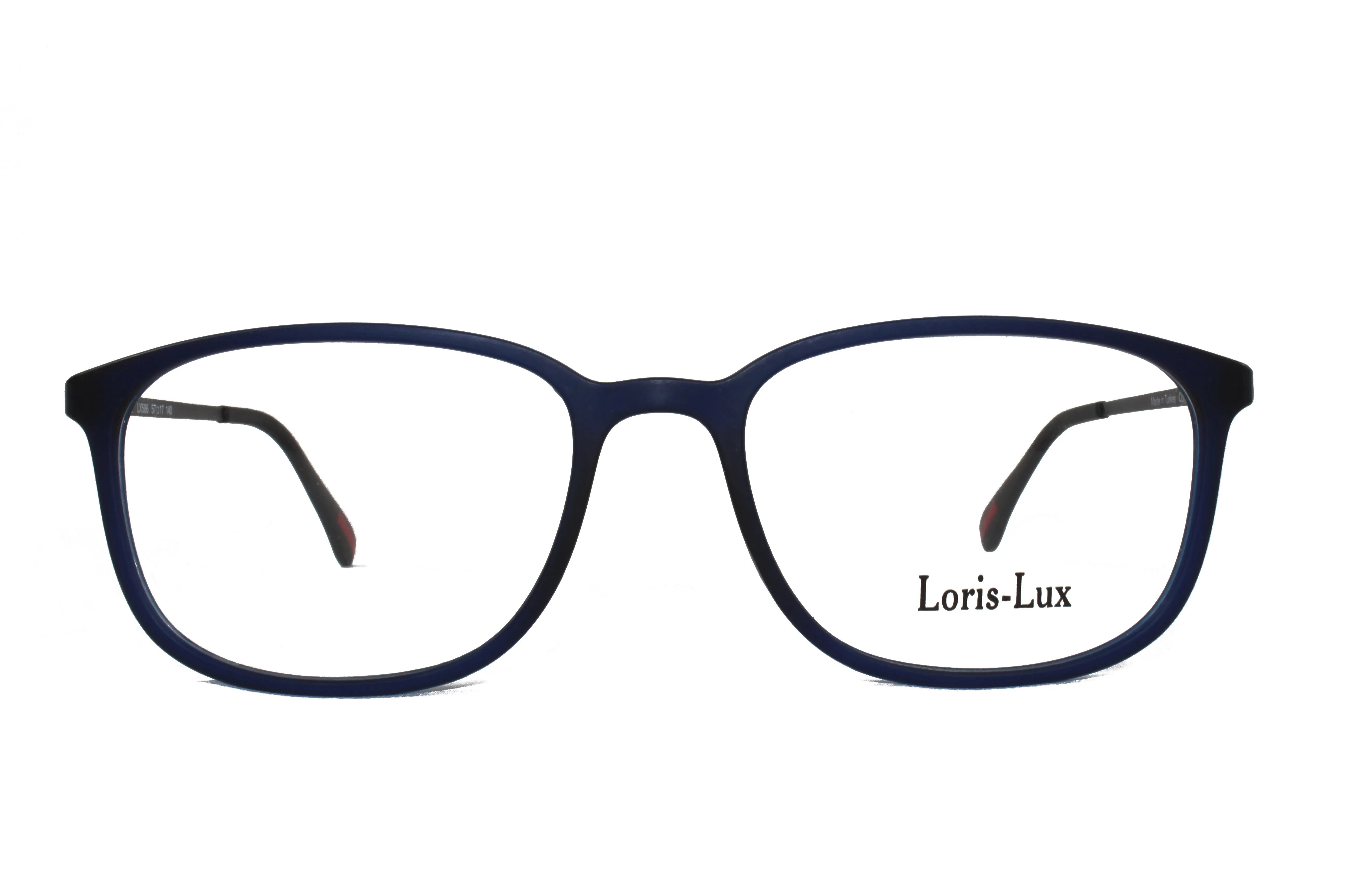 Loris Lux Men's  Unbreakable Flexible Bendable Square TR90 Material Eyeglasses, LUX Men-586