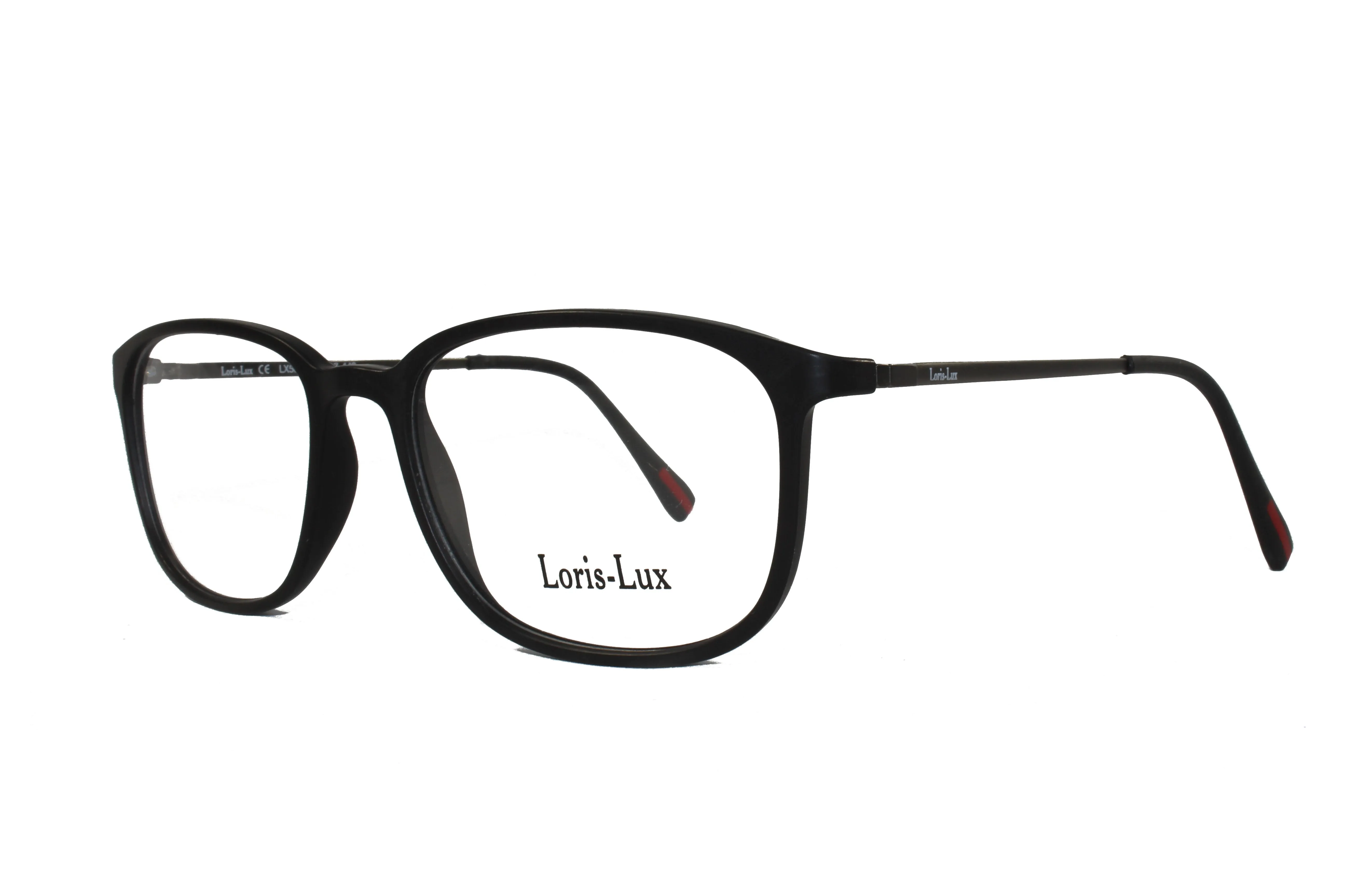 Loris Lux Men's  Unbreakable Flexible Bendable Square TR90 Material Eyeglasses, LUX Men-586