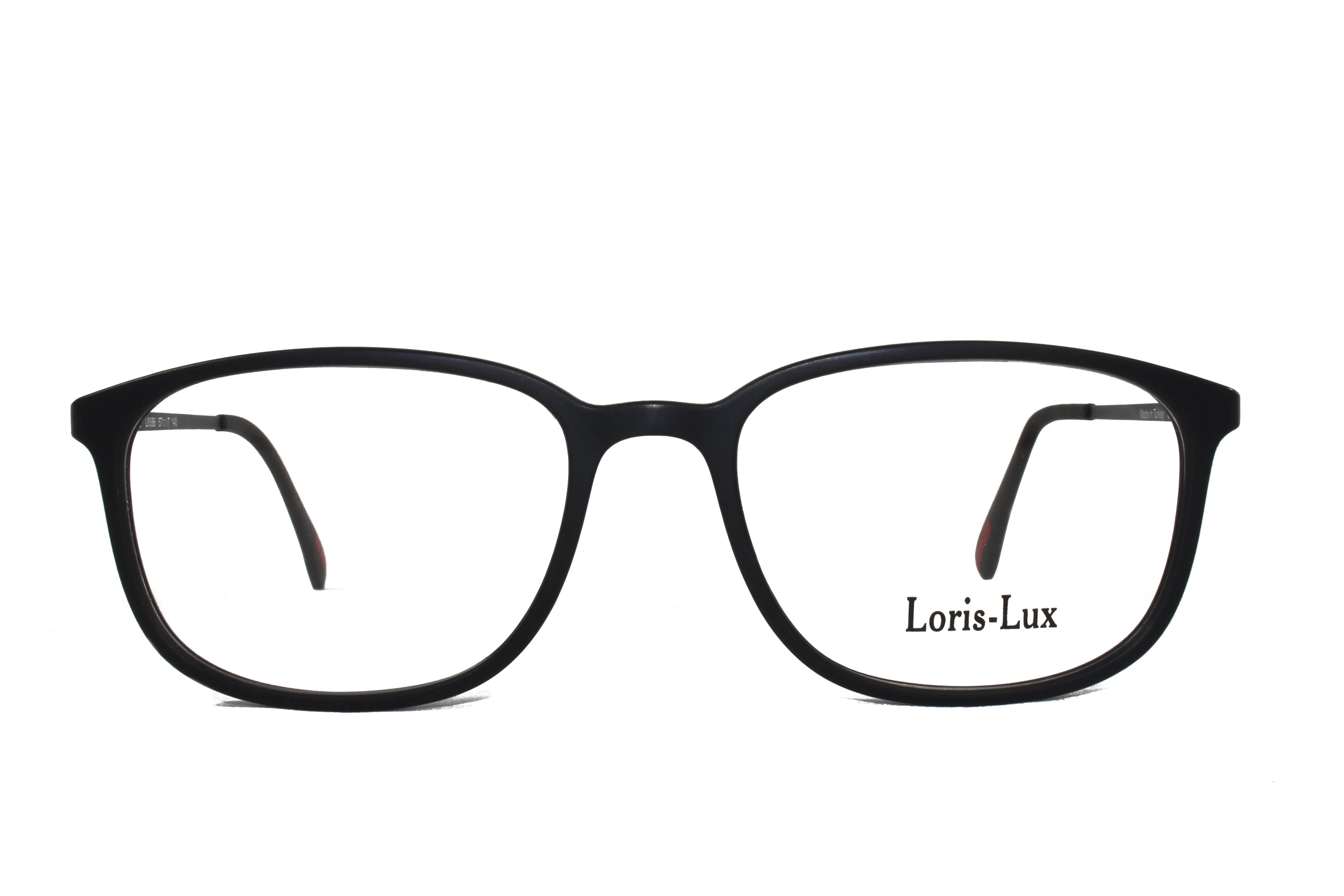 Loris Lux Men's  Unbreakable Flexible Bendable Square TR90 Material Eyeglasses, LUX Men-586