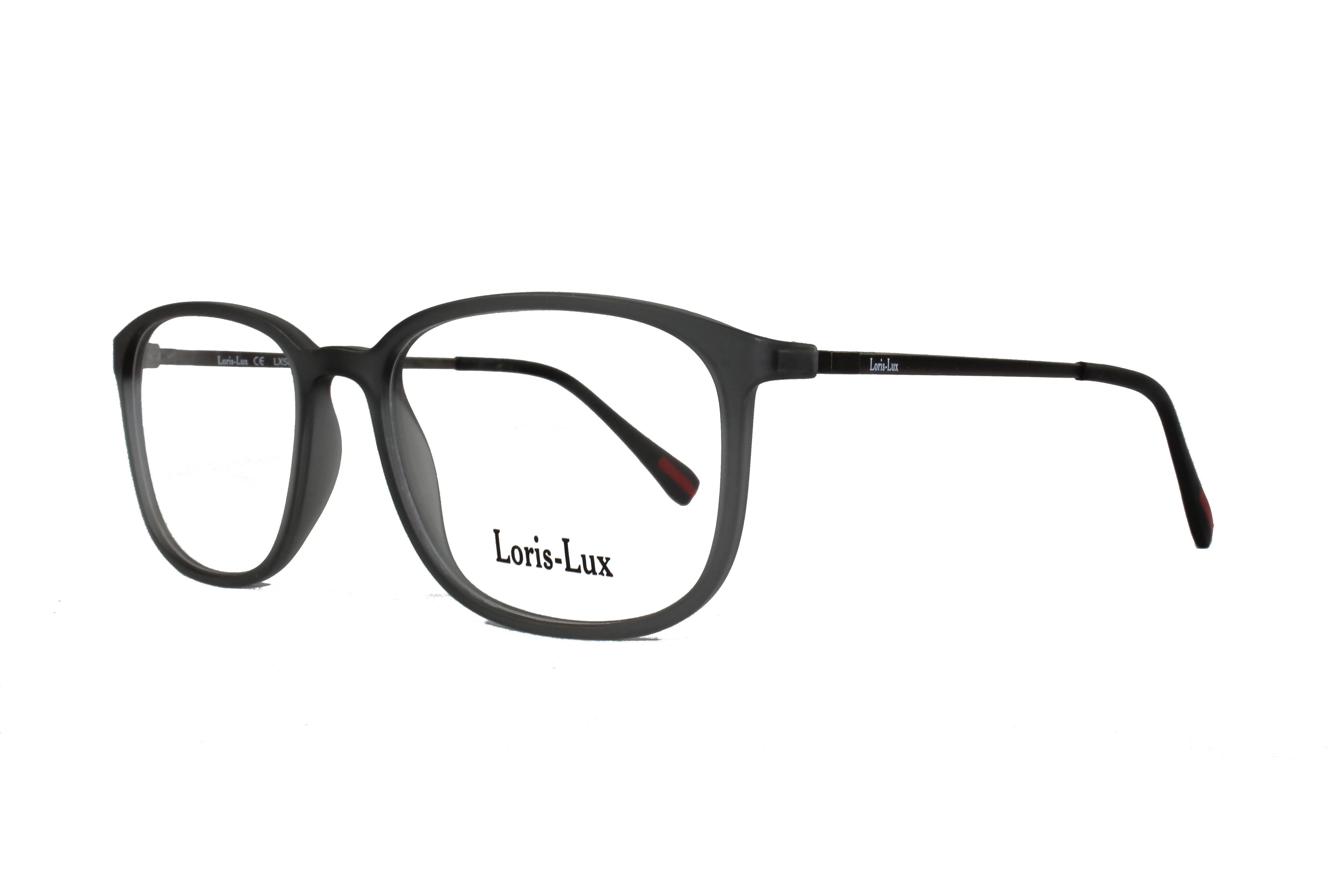 Loris Lux Men's  Unbreakable Flexible Bendable Square TR90 Material Eyeglasses, LUX Men-586