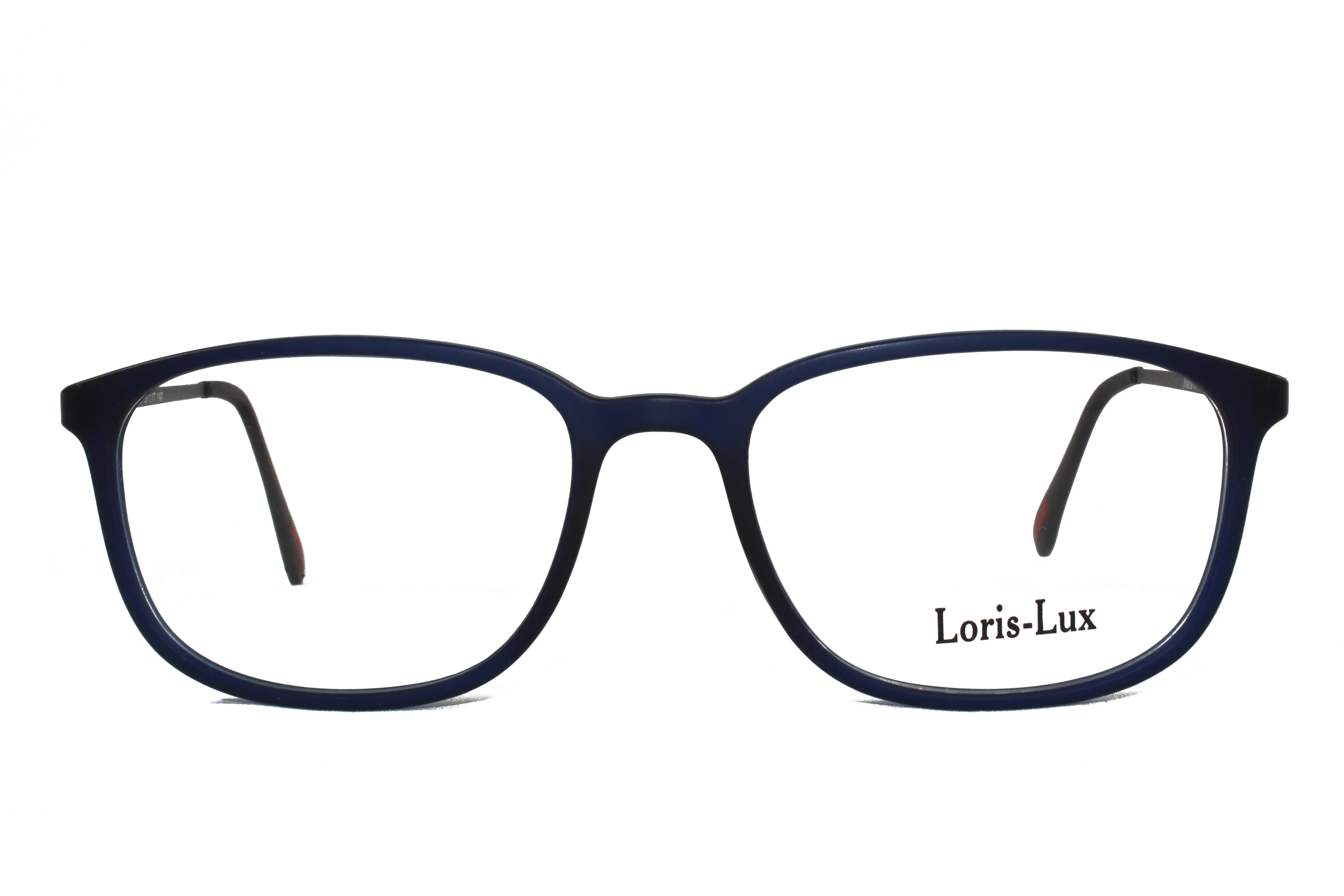 Loris Lux Men's  Unbreakable Flexible Bendable Square TR90 Material Eyeglasses, LUX Men-586