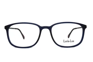 Loris Lux Men's  Unbreakable Flexible Bendable Square TR90 Material Eyeglasses, LUX Men-586
