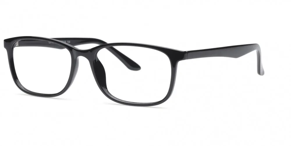 Loris Men's Unbreakable Bendable Rectangular TR90 Eyeglasses, M-314