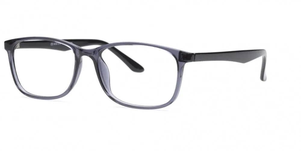 Loris Men's Unbreakable Bendable Rectangular TR90 Eyeglasses, M-314