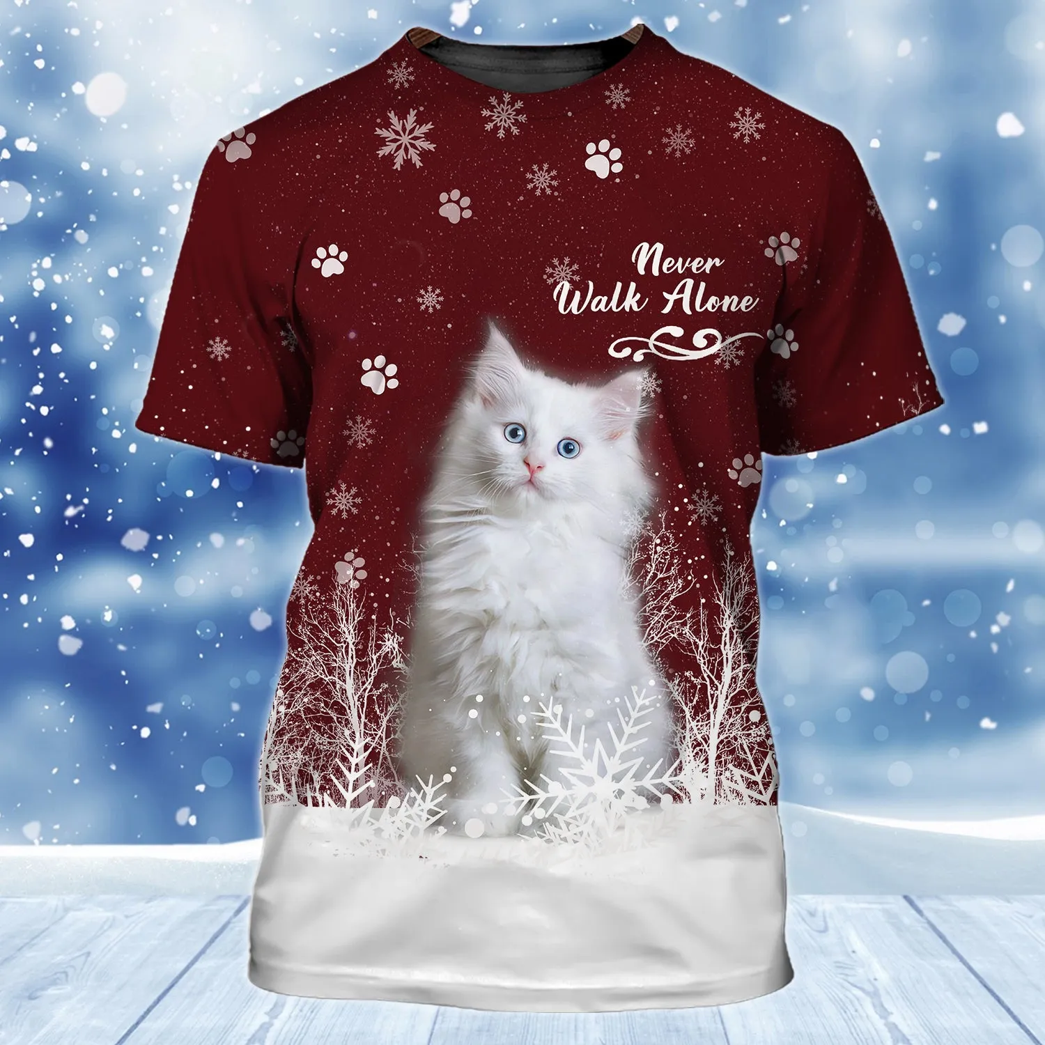 Love Cat, Merry Christmas 3D Shirts Design Shirts