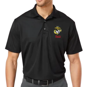 Marines Dad Polo (Black)