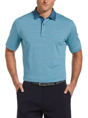 Mens 3-Color Stripe Polo