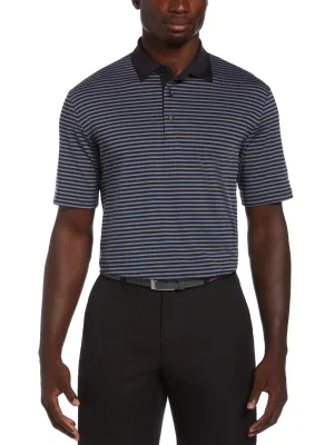 Mens 3-Color Stripe Polo