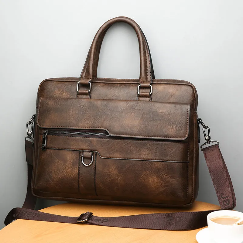 Men's Briefcase Shoulder Bag