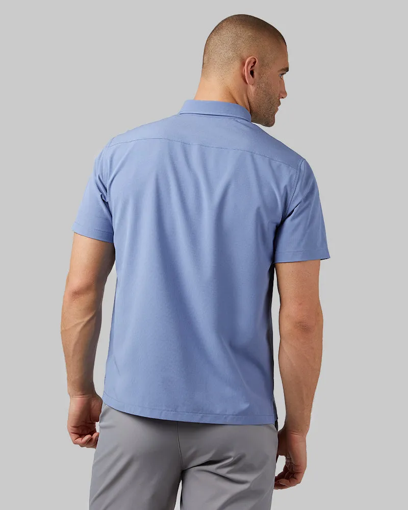 MEN'S CASUAL SHORT SLEEVE DRESS SHIRT