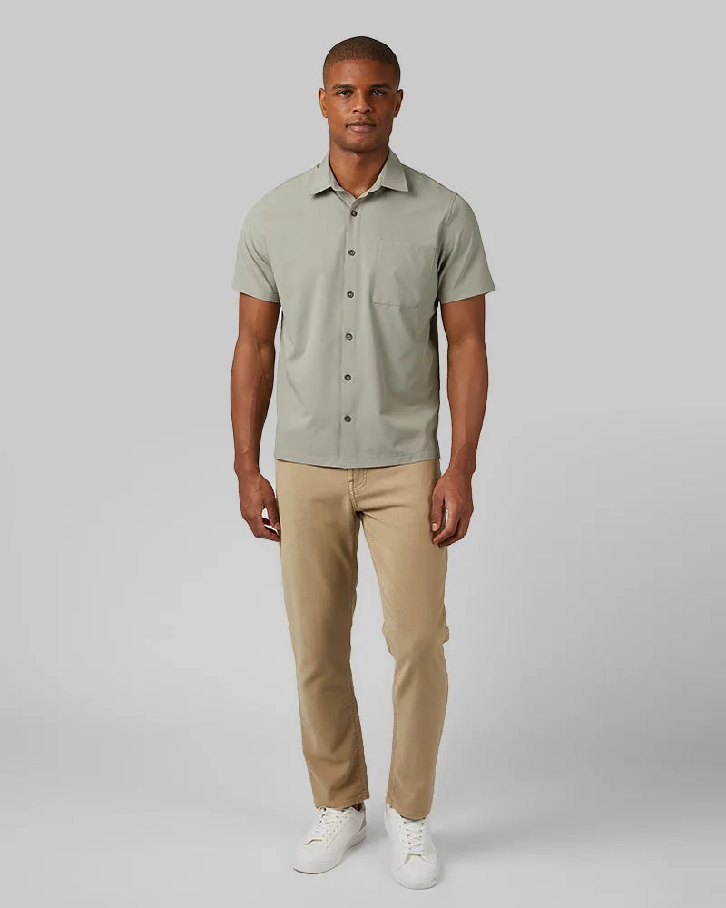 MEN'S CASUAL SHORT SLEEVE DRESS SHIRT