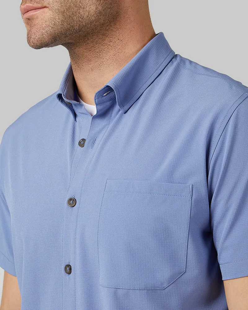 MEN'S CASUAL SHORT SLEEVE DRESS SHIRT