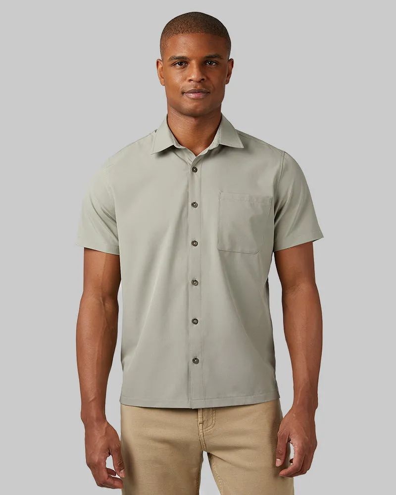 MEN'S CASUAL SHORT SLEEVE DRESS SHIRT