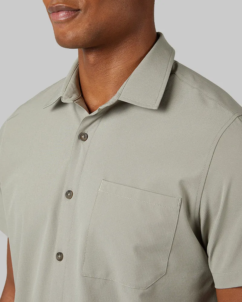 MEN'S CASUAL SHORT SLEEVE DRESS SHIRT