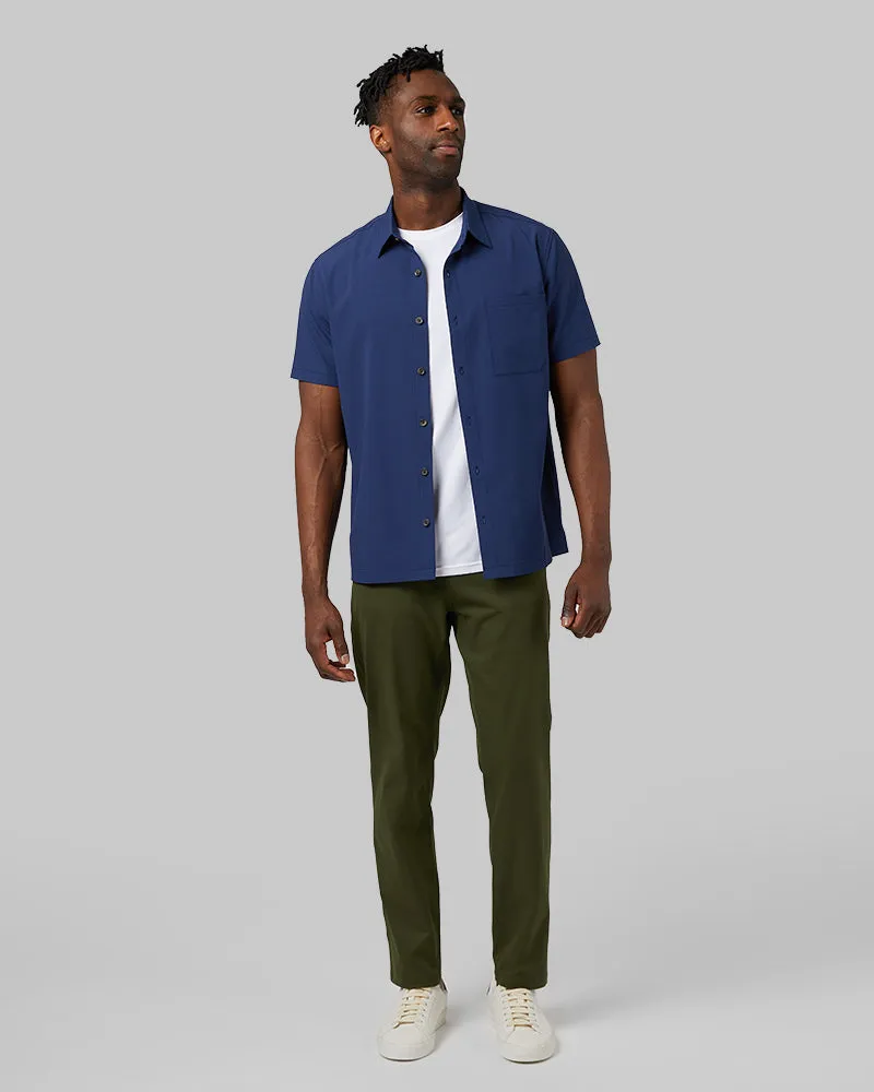 MEN'S CASUAL SHORT SLEEVE DRESS SHIRT