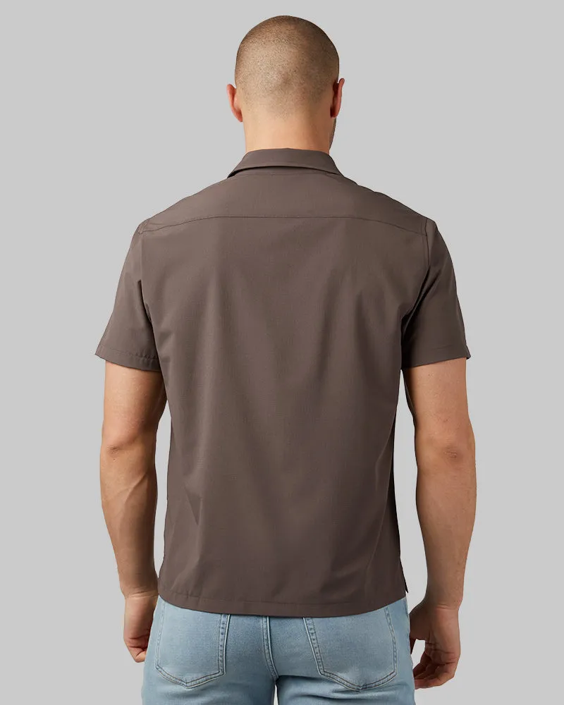 MEN'S CASUAL SHORT SLEEVE DRESS SHIRT