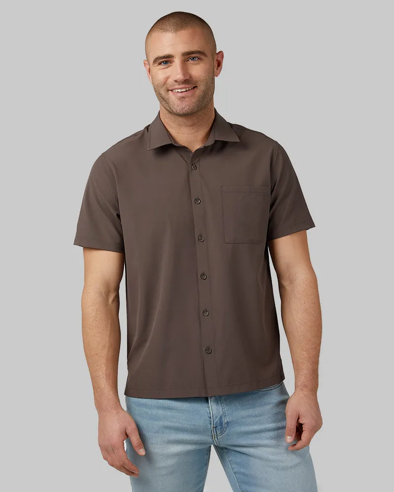 MEN'S CASUAL SHORT SLEEVE DRESS SHIRT