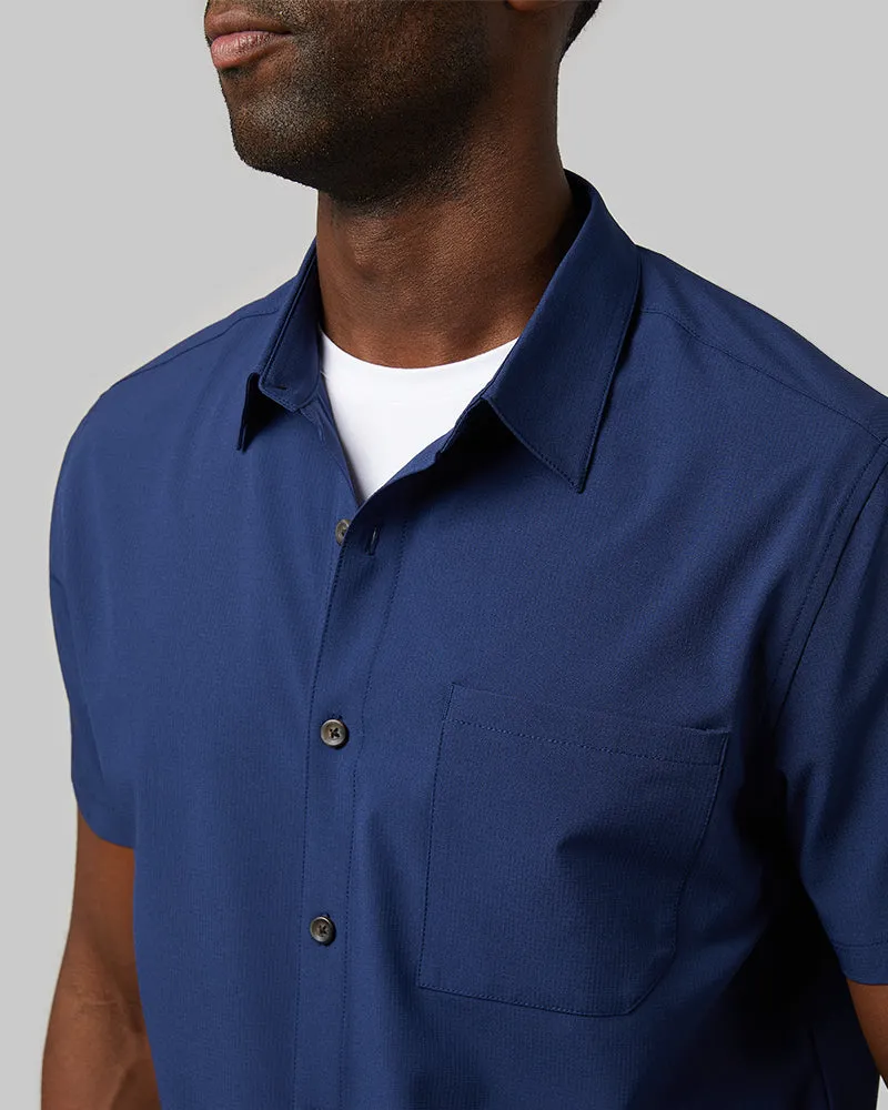 MEN'S CASUAL SHORT SLEEVE DRESS SHIRT
