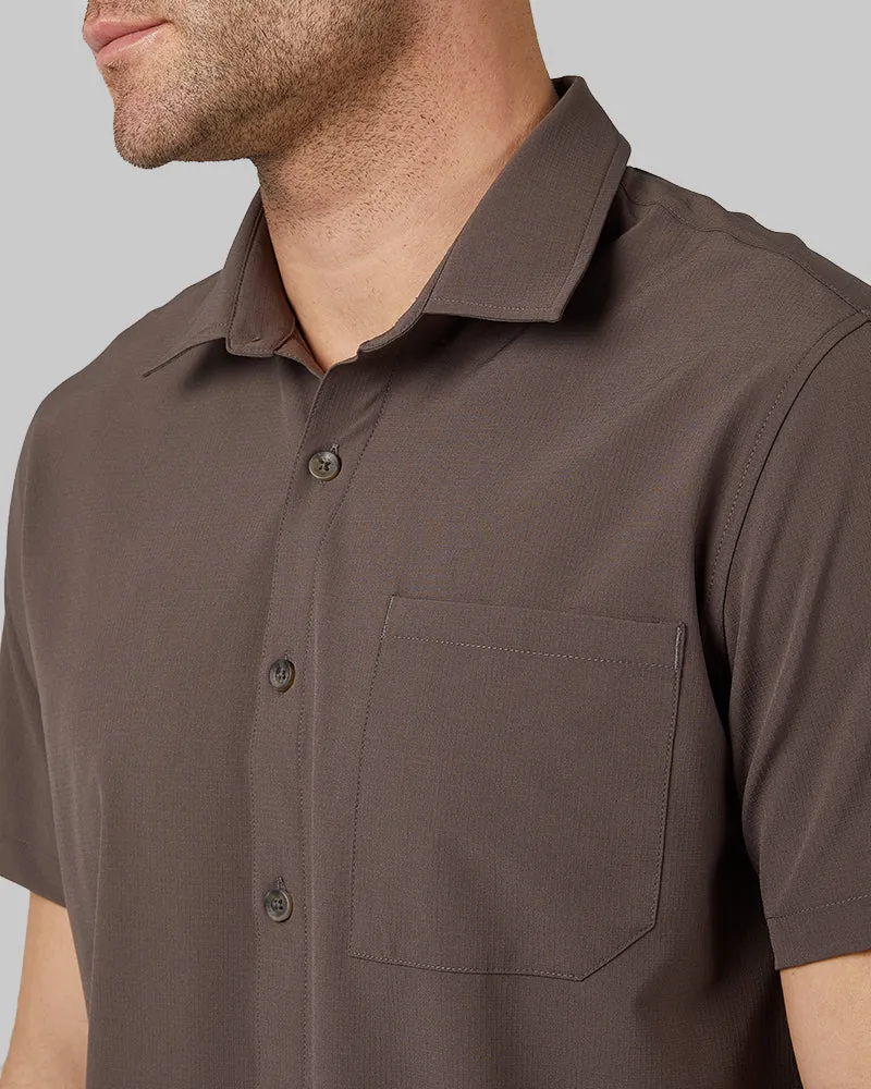 MEN'S CASUAL SHORT SLEEVE DRESS SHIRT