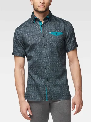 Men's casual short sleeve shirt