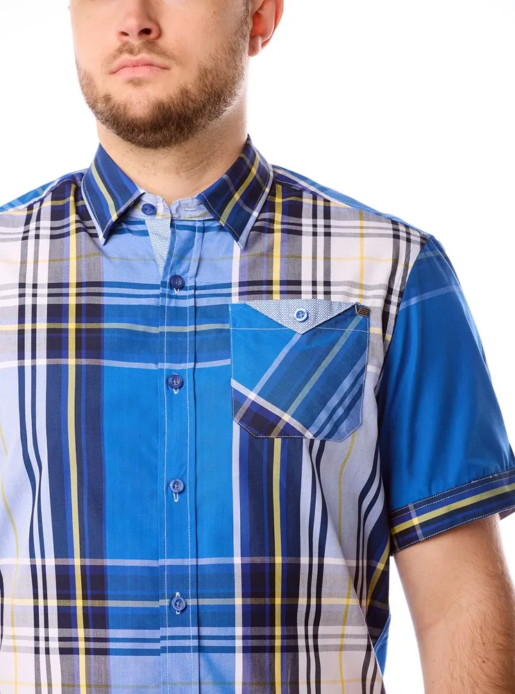 Men's casual short sleeve shirt