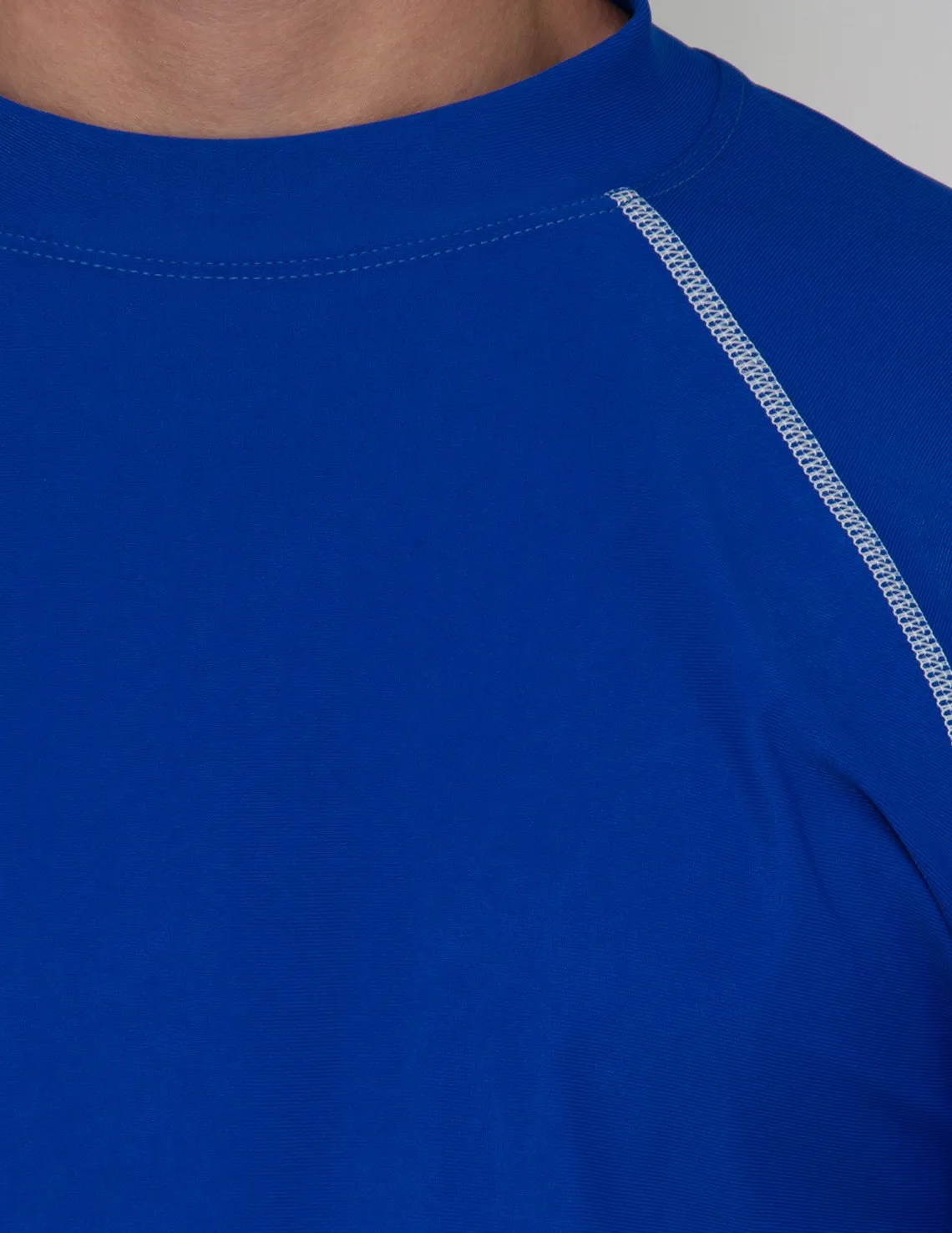 Men's  Chlorine Resistant Short Sleeve Rash Guard - Navy