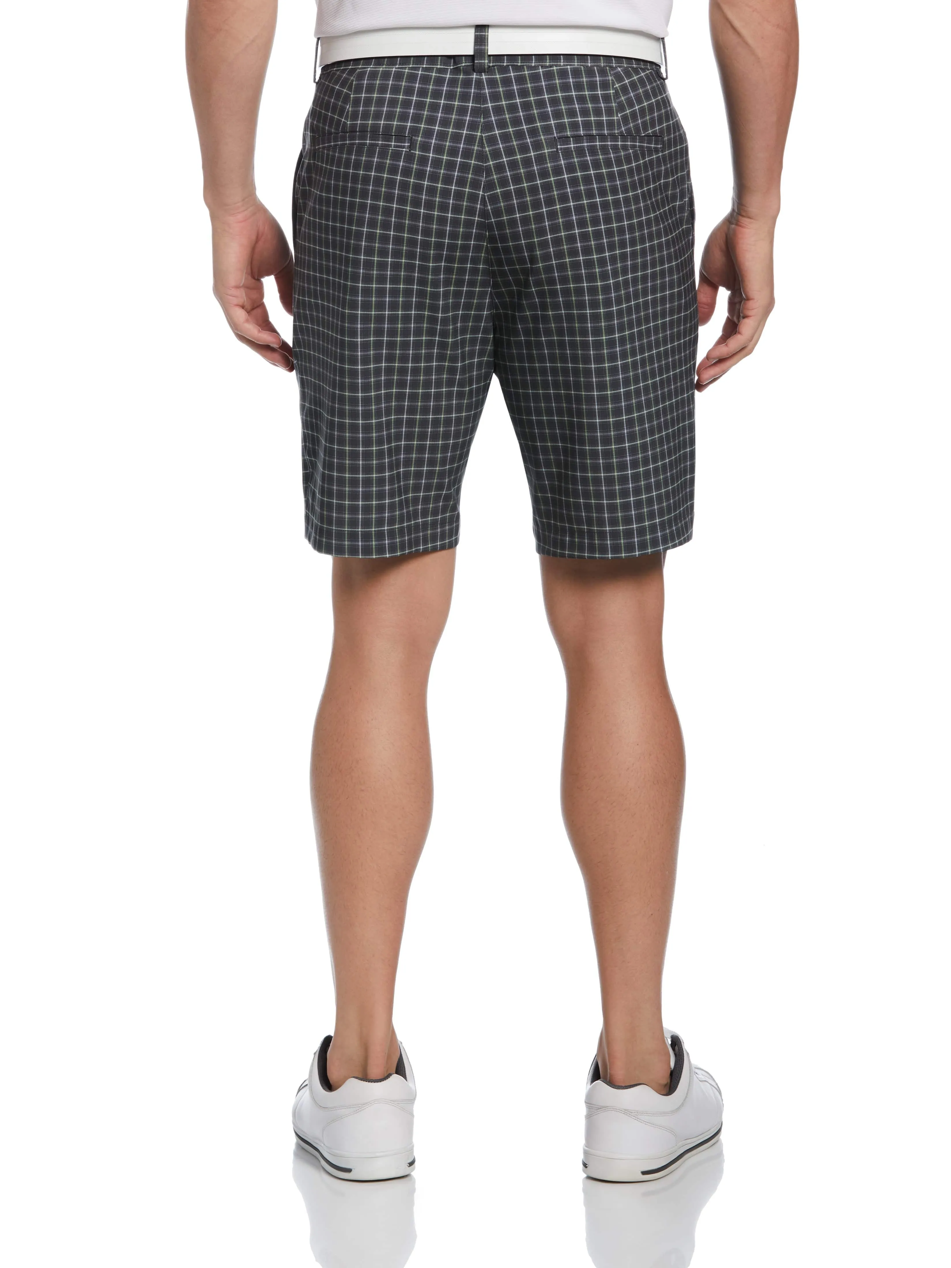 Men's Energy Plaid Print Golf Short with Active Waistband