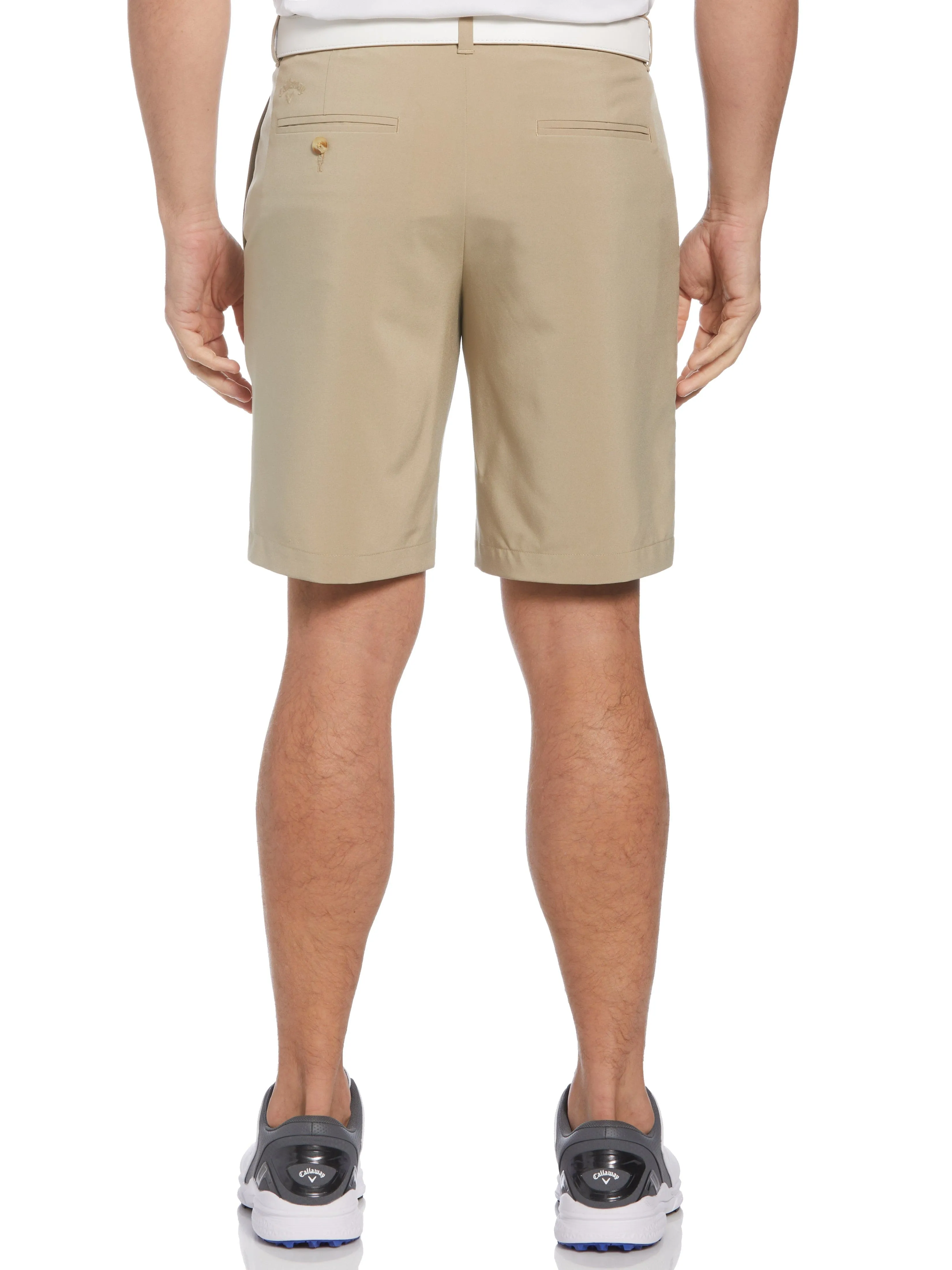 Men's Flat Front Solid Golf Short