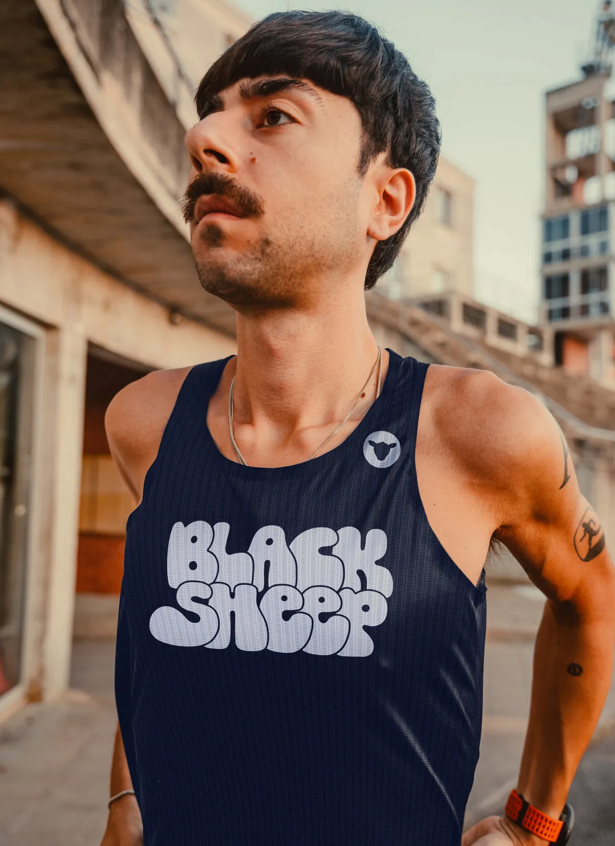 Men's Fly Singlet - Sports Club Midnight