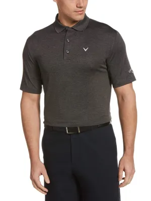 Mens Heathered Polo