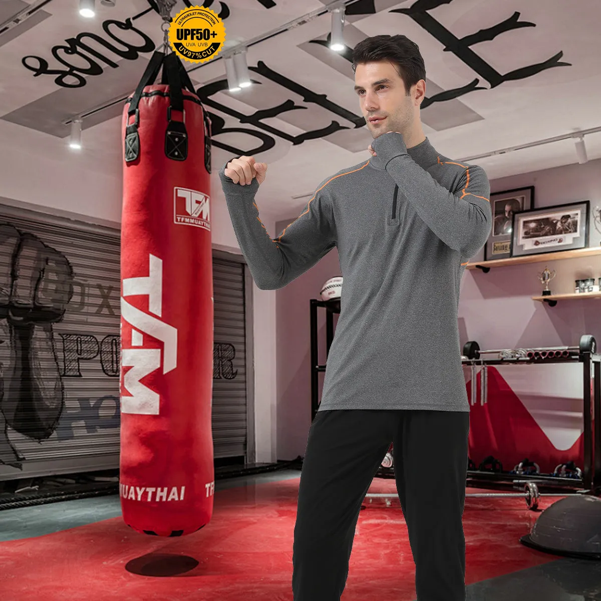 Men's High-elasticity UPF50  Compression Sweatshirts