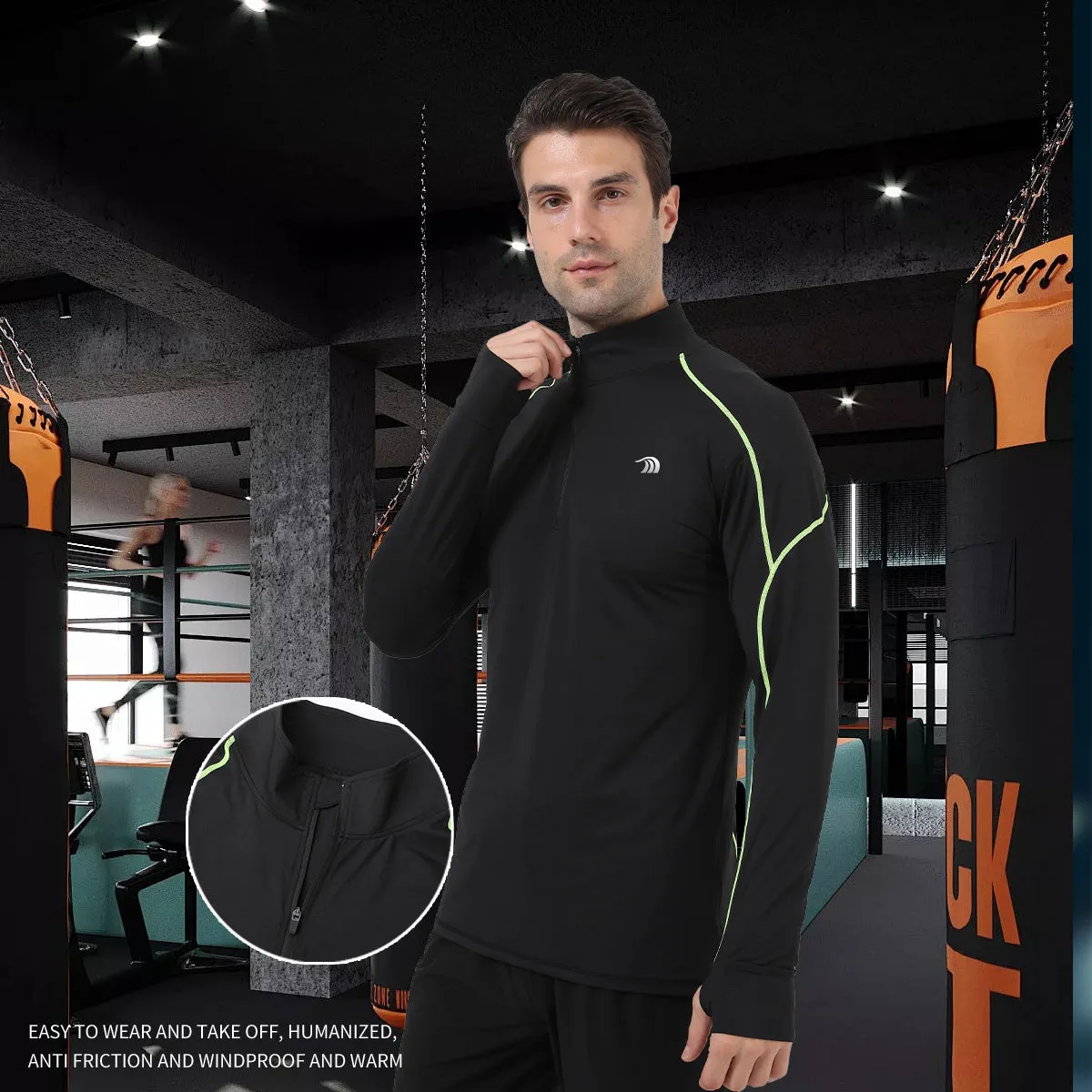 Men's High-elasticity UPF50  Compression Sweatshirts