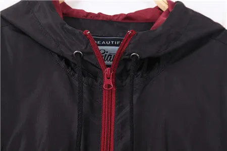 Men's Hooded Lightweight Windbreaker