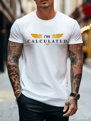 Men's Letter Print T-shirt