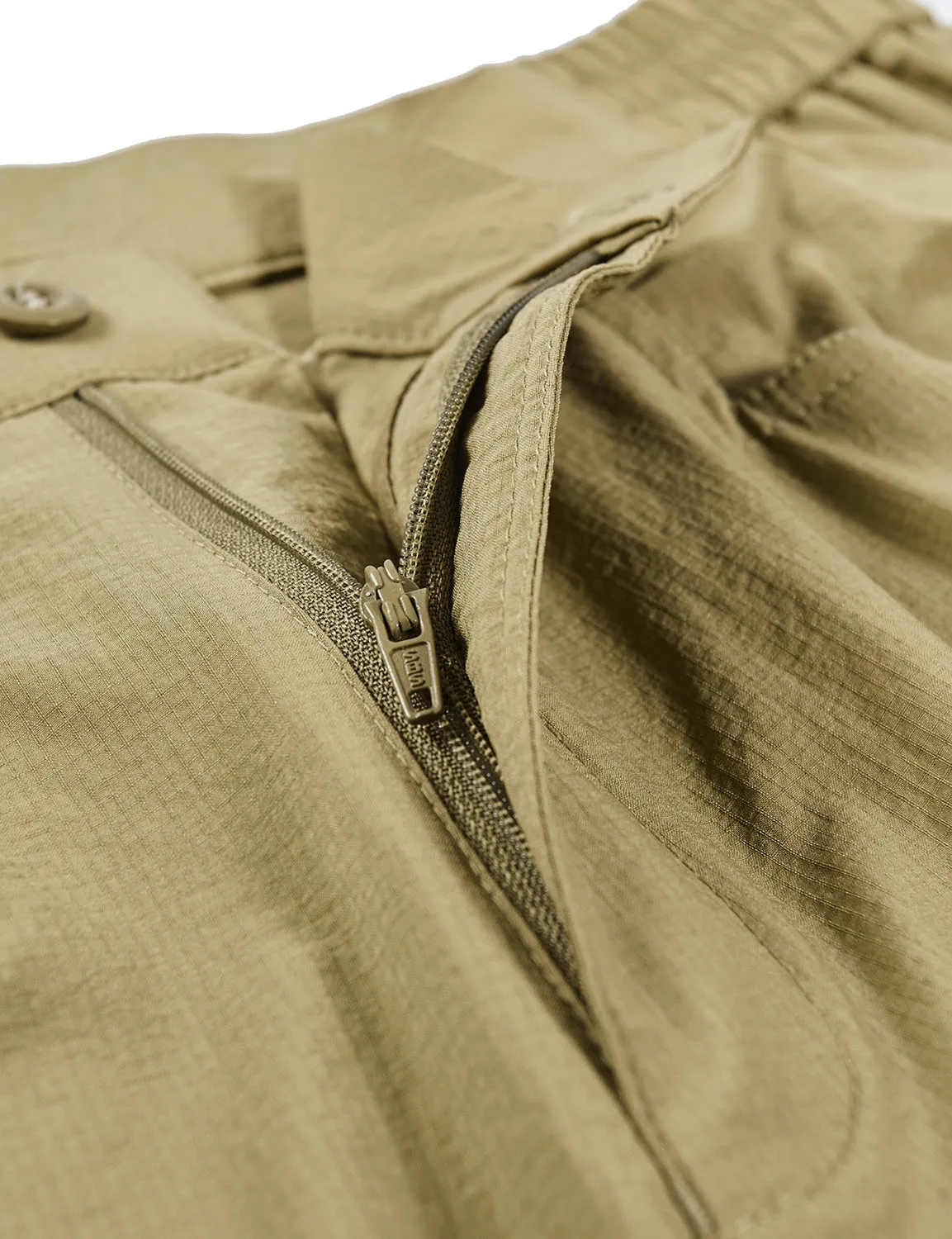 Men's Lightweight Multi-Pocket Quick Dry Casual Work Hiking Working Cargo Shorts