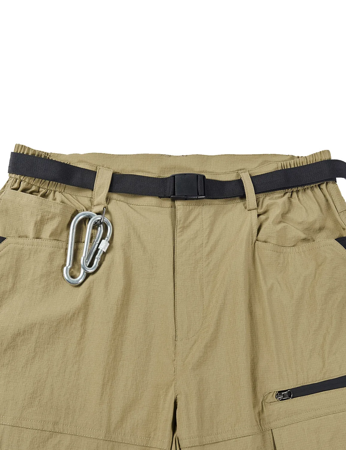 Men's Lightweight Multi-Pocket Quick Dry Casual Work Hiking Working Cargo Shorts