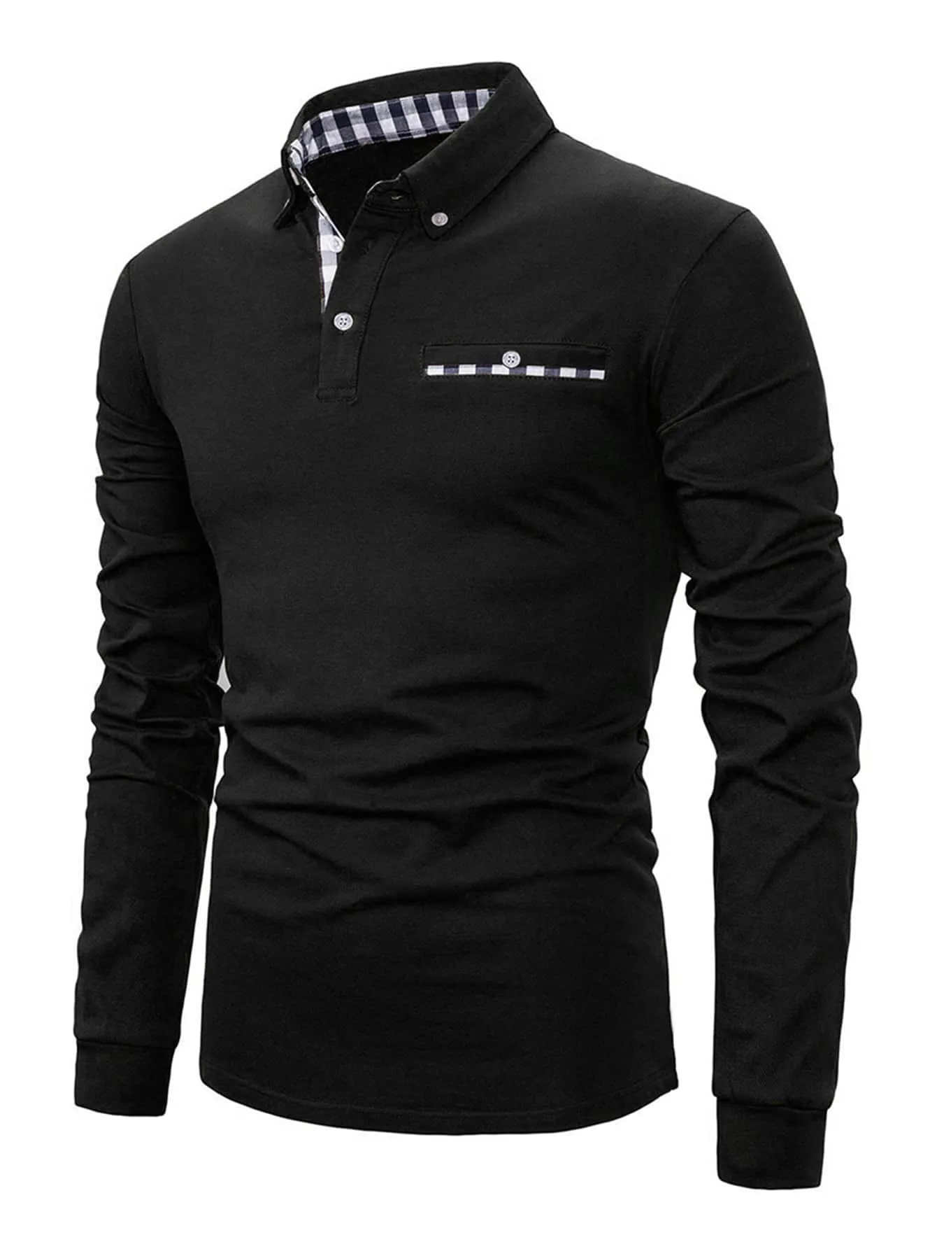 Men's Long Sleeve Polo Shirt