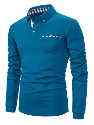 Men's Long Sleeve Polo Shirt