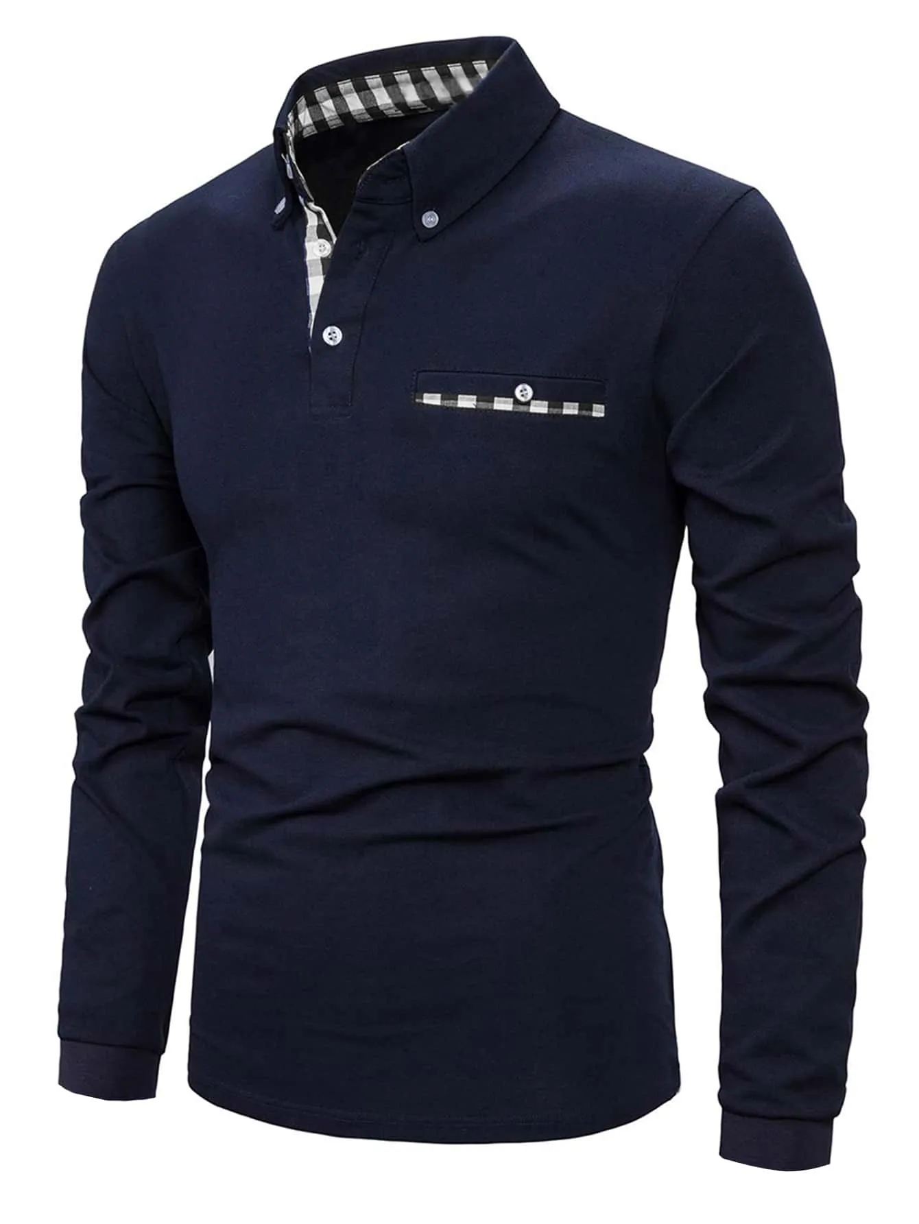 Men's Long Sleeve Polo Shirt