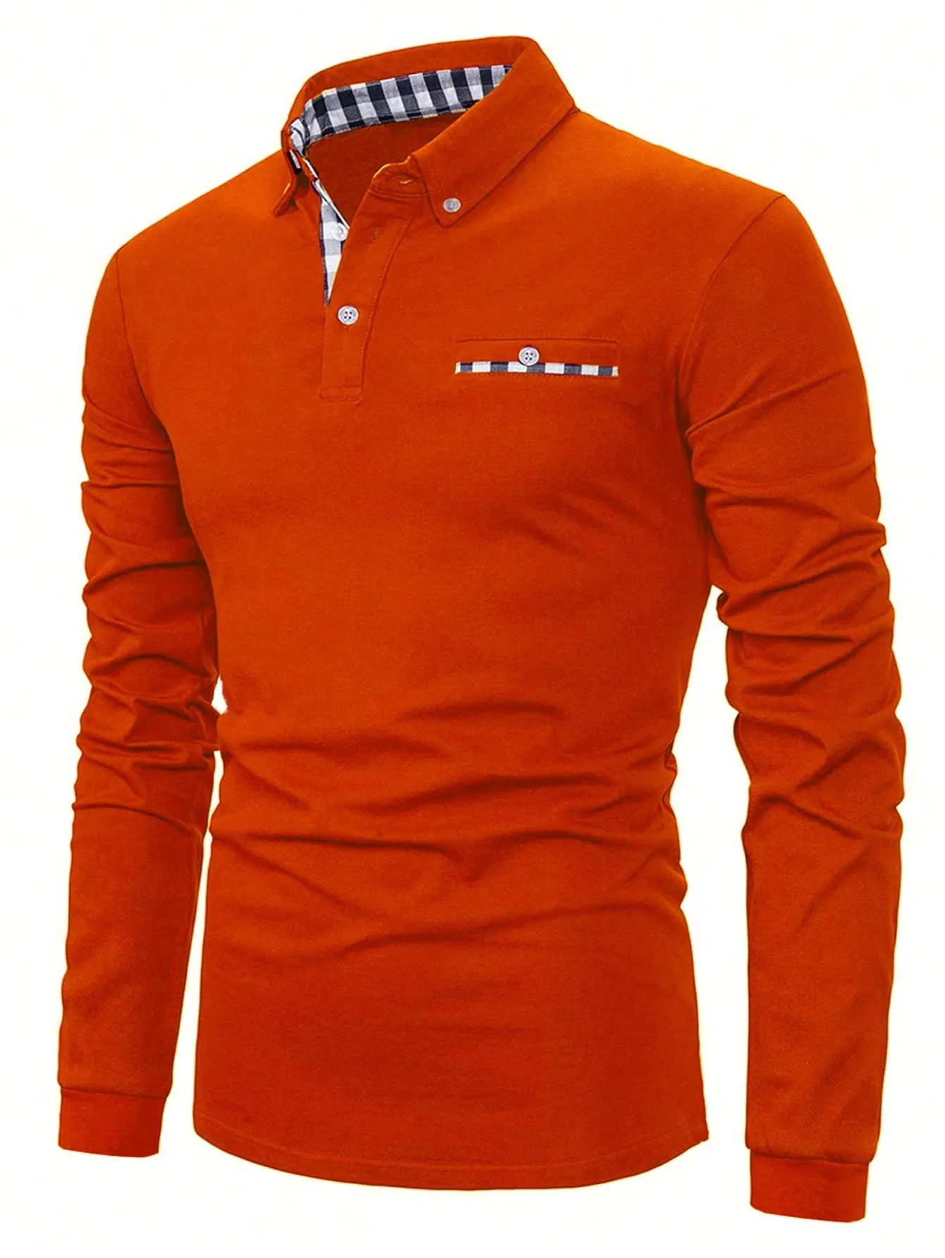 Men's Long Sleeve Polo Shirt