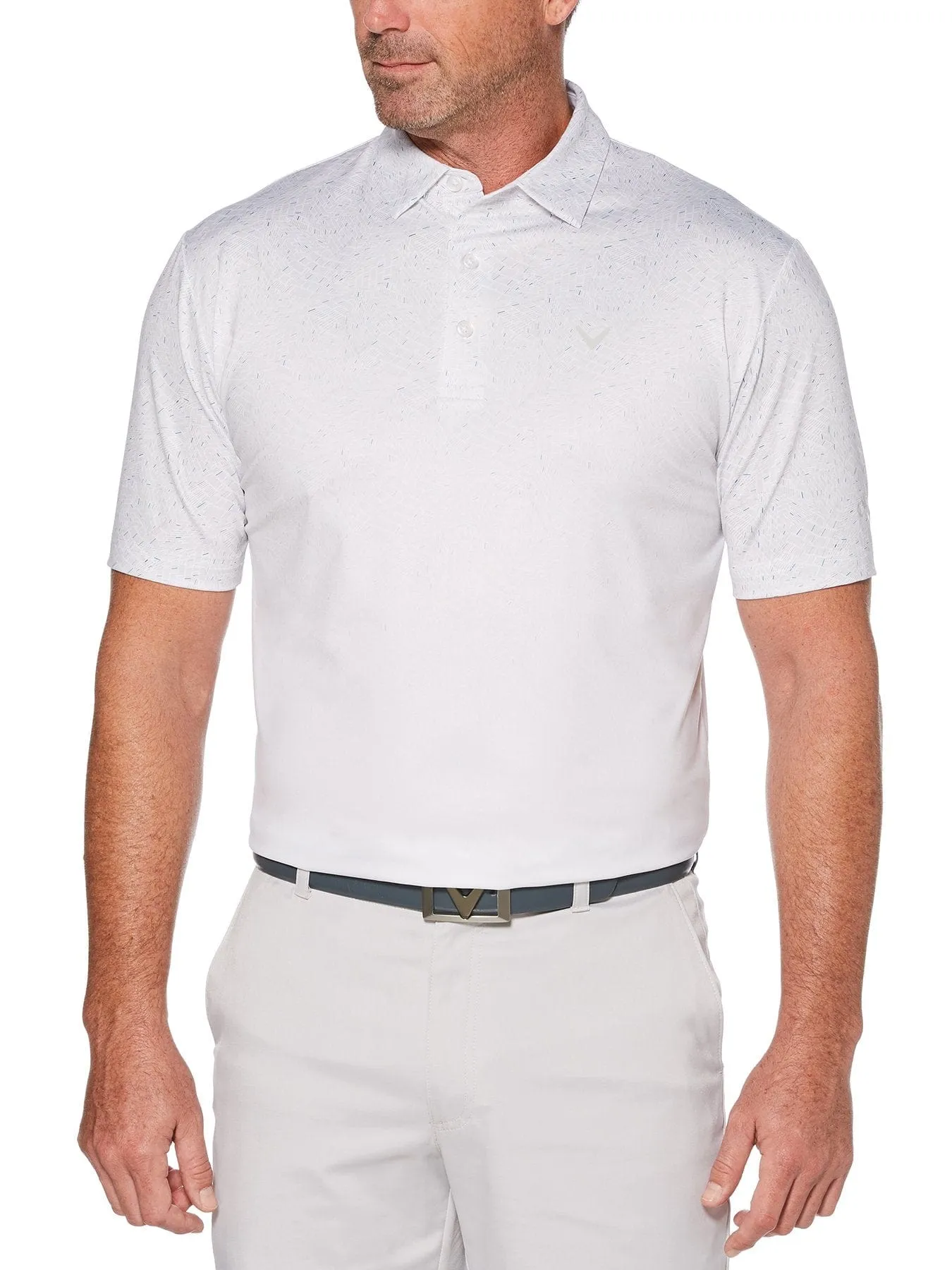 Mens Motion Print Polo